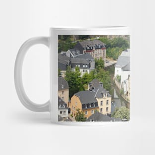 Unterstadt Grund, Alzette Valley, Luxembourg Mug